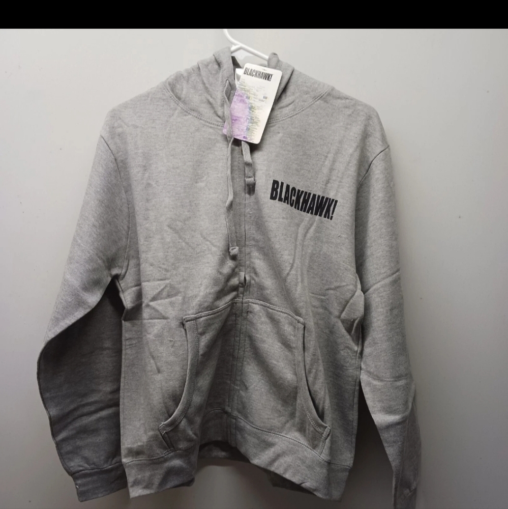 Blackhawk Tech Tactical Hooded Full Zip Gray Womens Jacket Size Large